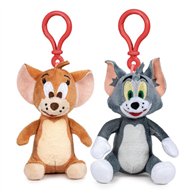 llavero peluche tom & jerry 10cm surtido