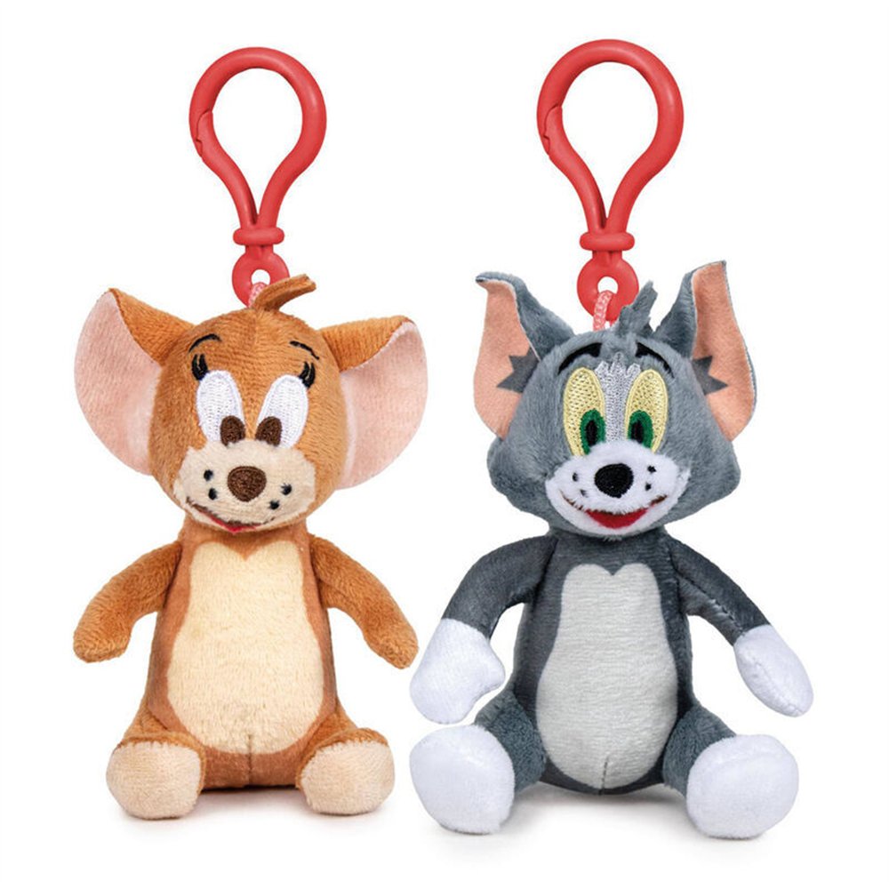 llavero peluche tom & jerry 10cm surtido