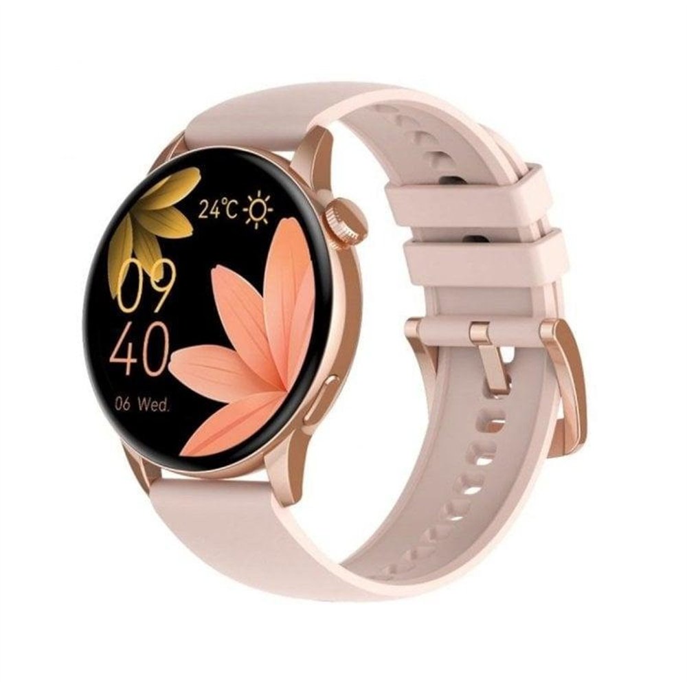 smartwatch reloj maxcom fw58 vanad pro gold