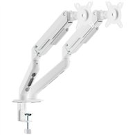 soporte de mesa tv/monitor aisens 17 - 32 2 brazos giratorio/inclinable hasta 9kg white