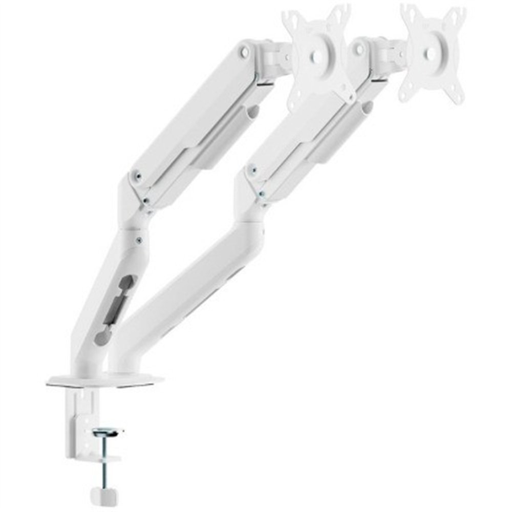 soporte de mesa tv/monitor aisens 17 - 32 2 brazos giratorio/inclinable hasta 9kg white