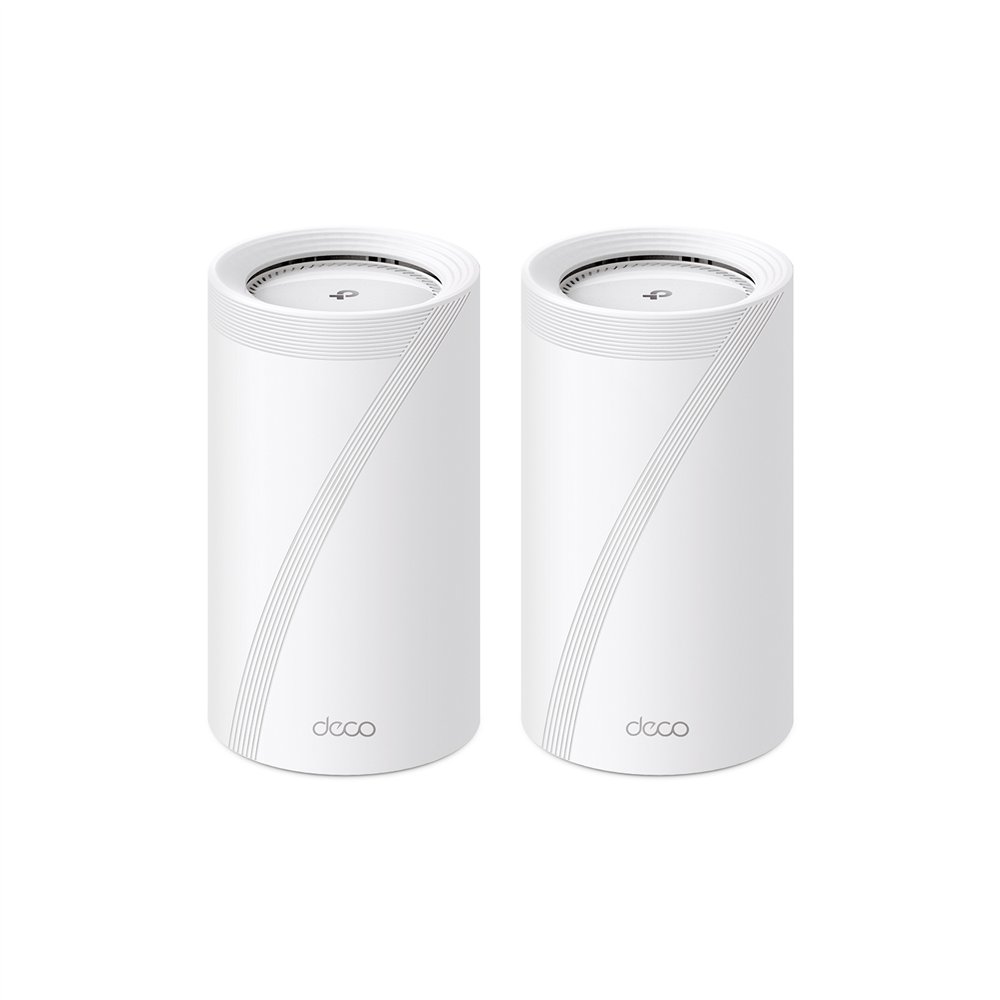 tp-link deco be85 (2-pack) tribanda (2.4 ghz / 5 ghz / 6 ghz) wi-fi 7 (802.11be) blanco 4 interno