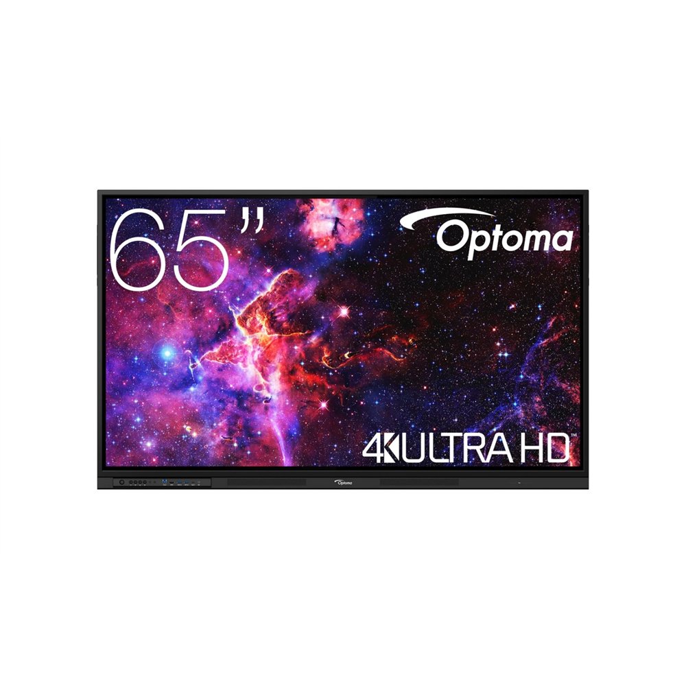 optoma 3653rk pizarra blanca interactiva 165,1 cm (65") 3840 x 2160 pixeles pantalla táctil negro