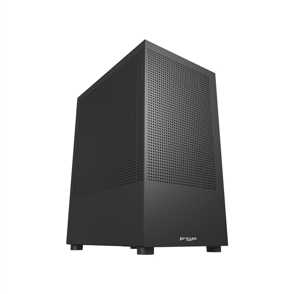 fsp s110-b carcasa mini tower mitx, matx negro