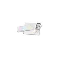 krom kenta 4 in 1 rgb gaming kit, blanco