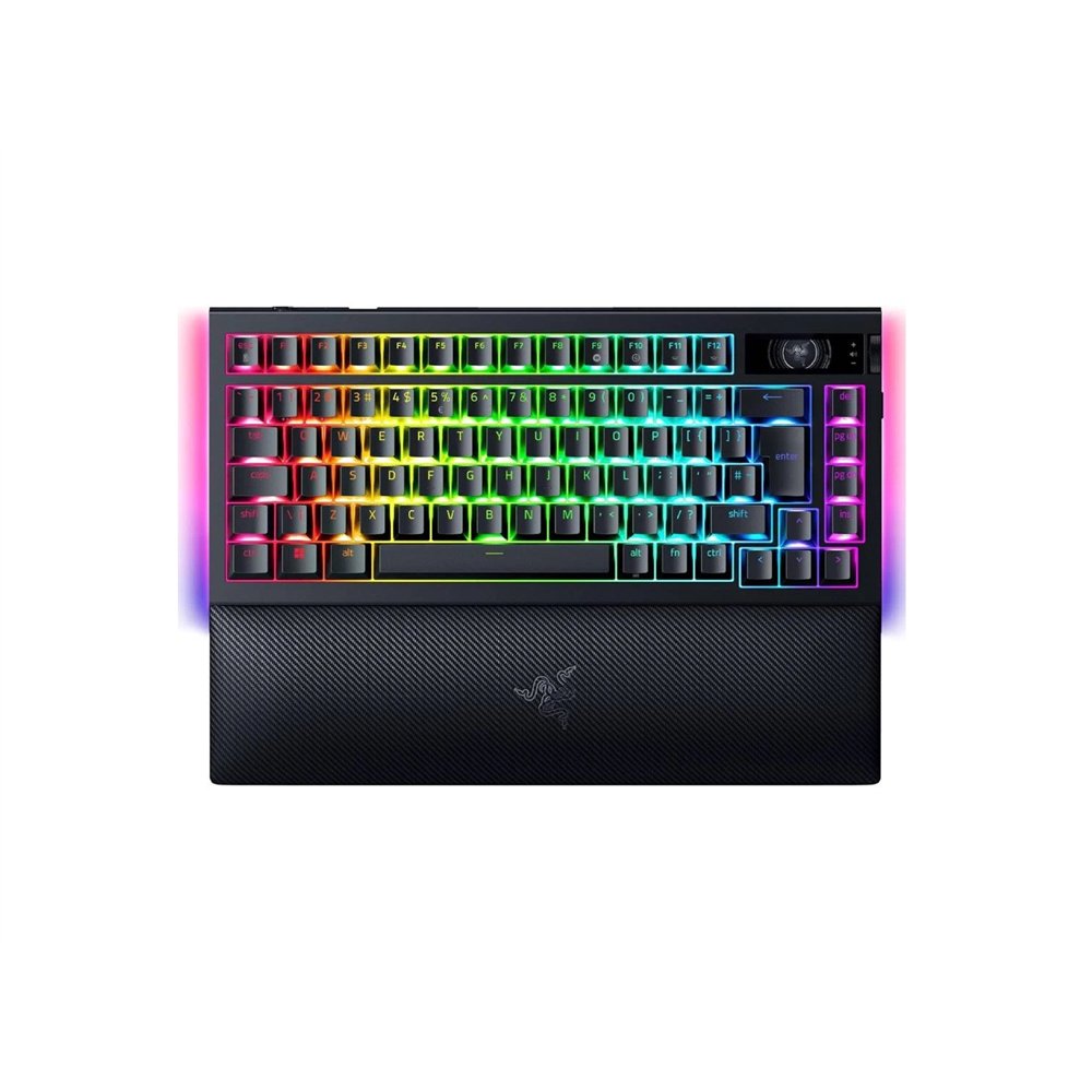 razer blackwidow v4 pro teclado juego usb + rf wireless + bluetooth qwerty internacional de ee.uu. negro