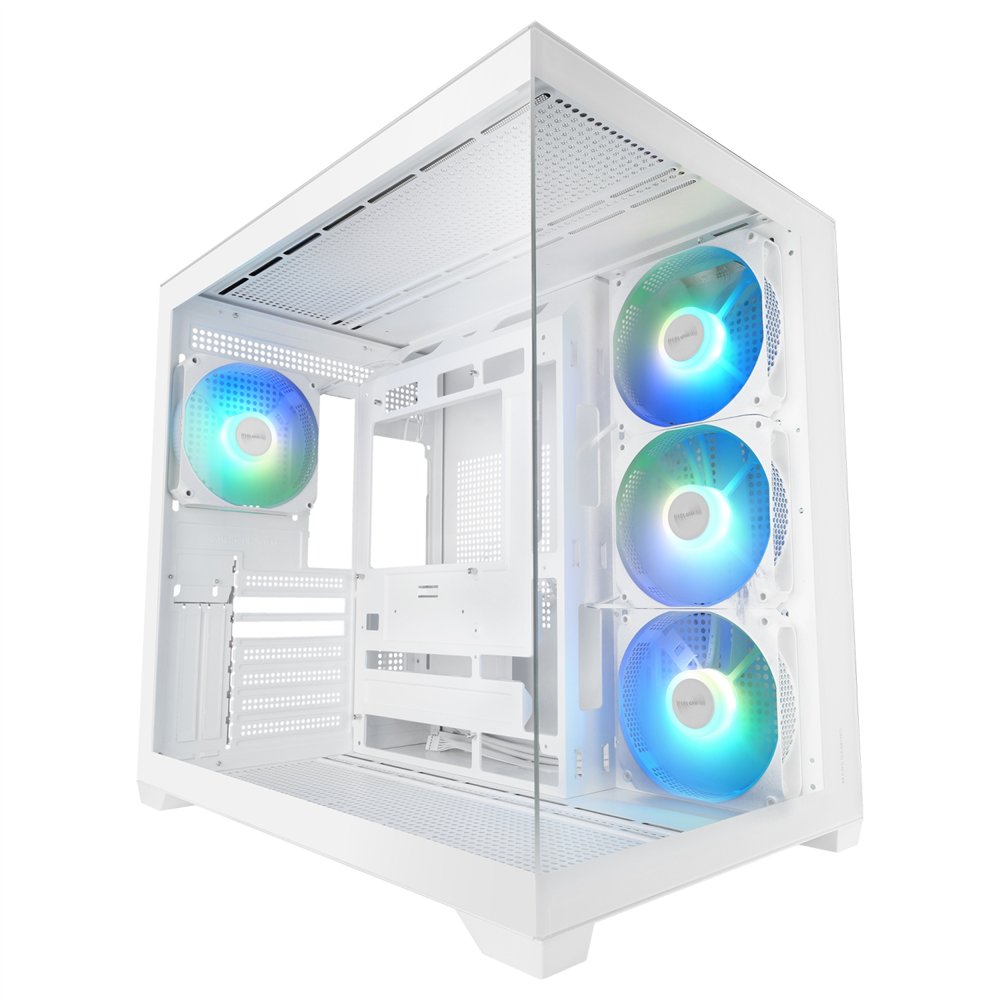 mars gaming mcv5w carcasa de ordenador midi tower blanco