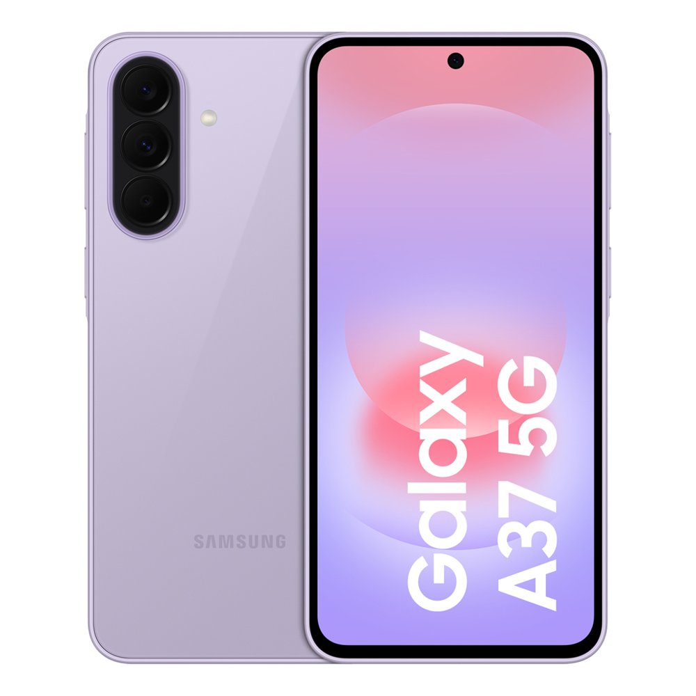 samsung galaxy a37 5g 17 cm (6.7") sim doble android 16.0 usb tipo c 6 gb 128 gb 5000 mah lavanda