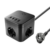 mars gaming mdcube35 cargador de dispositivo móvil negro