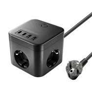 mars gaming mdcube35 cargador de dispositivo móvil negro