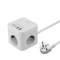 mars gaming mdcube35w cargador de dispositivo móvil blanco
