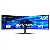 nilox pantalla para pc 124,5 cm (49") 5120 x 1440 pixeles dual qhd lcd