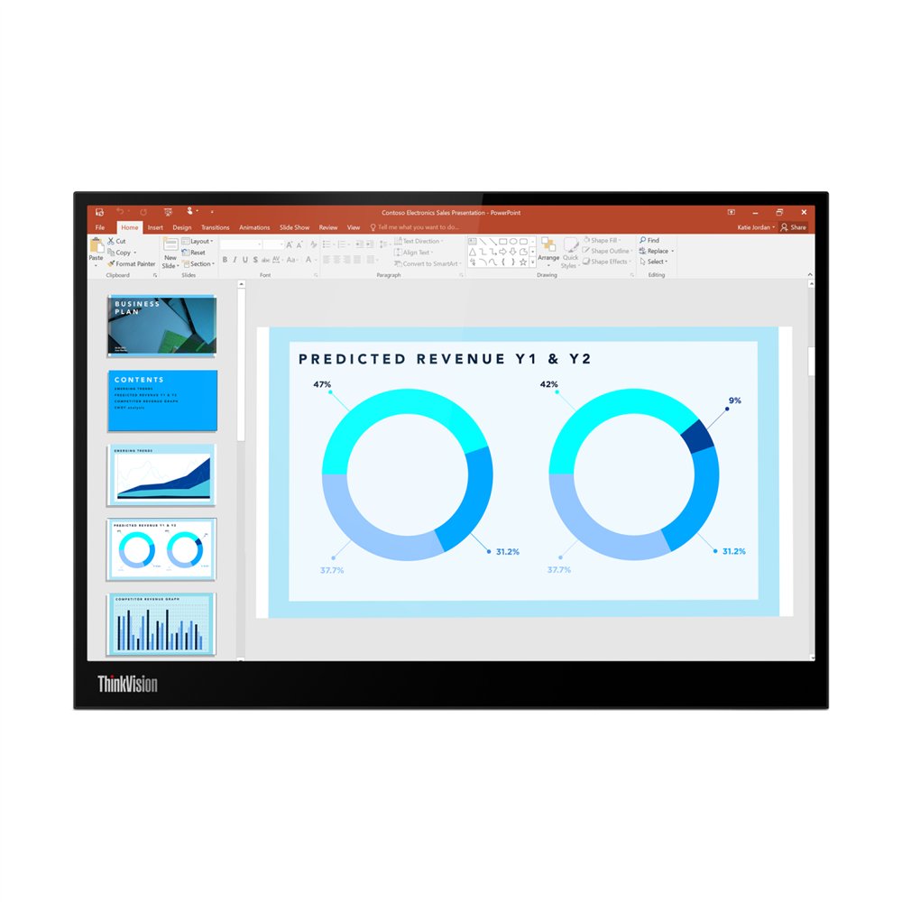 lenovo thinkvision m14d monitor