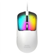 mars gaming mmviperw ratón juego mano derecha usb type-a + usb type-c óptico 12800 dpi