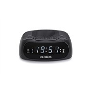 aiwa cr-09j despertador reloj despertador digital negro