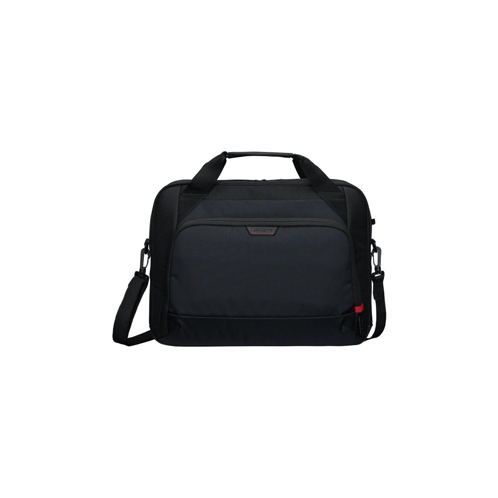 targus ecosmart 40,6 cm (16") maletín negro, rojo