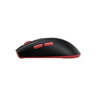 msi forge gm340 wireless black ratón juego ambidextro rf wireless + bluetooth óptico 12000 dpi