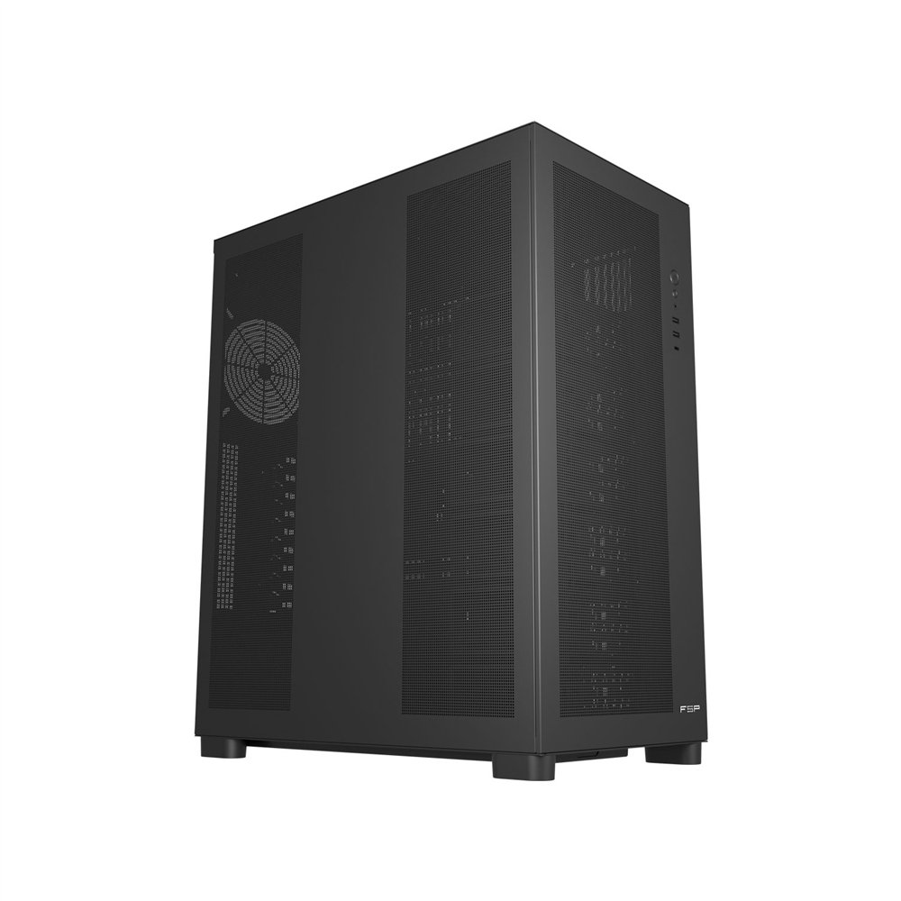 fsp u500-b carcasa full tower mitx, matx, atx, e-atx, ceb, eeb negro