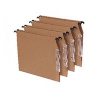 pack 25 carpetas colgantes a4 visor lateral 400021837