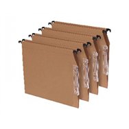 pack 25 carpetas colgantes a4 visor lateral 400021837