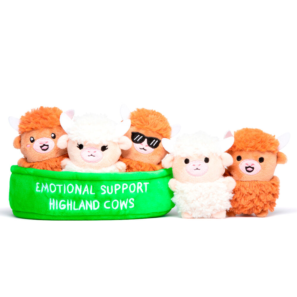 set peluches vacas emotional support
