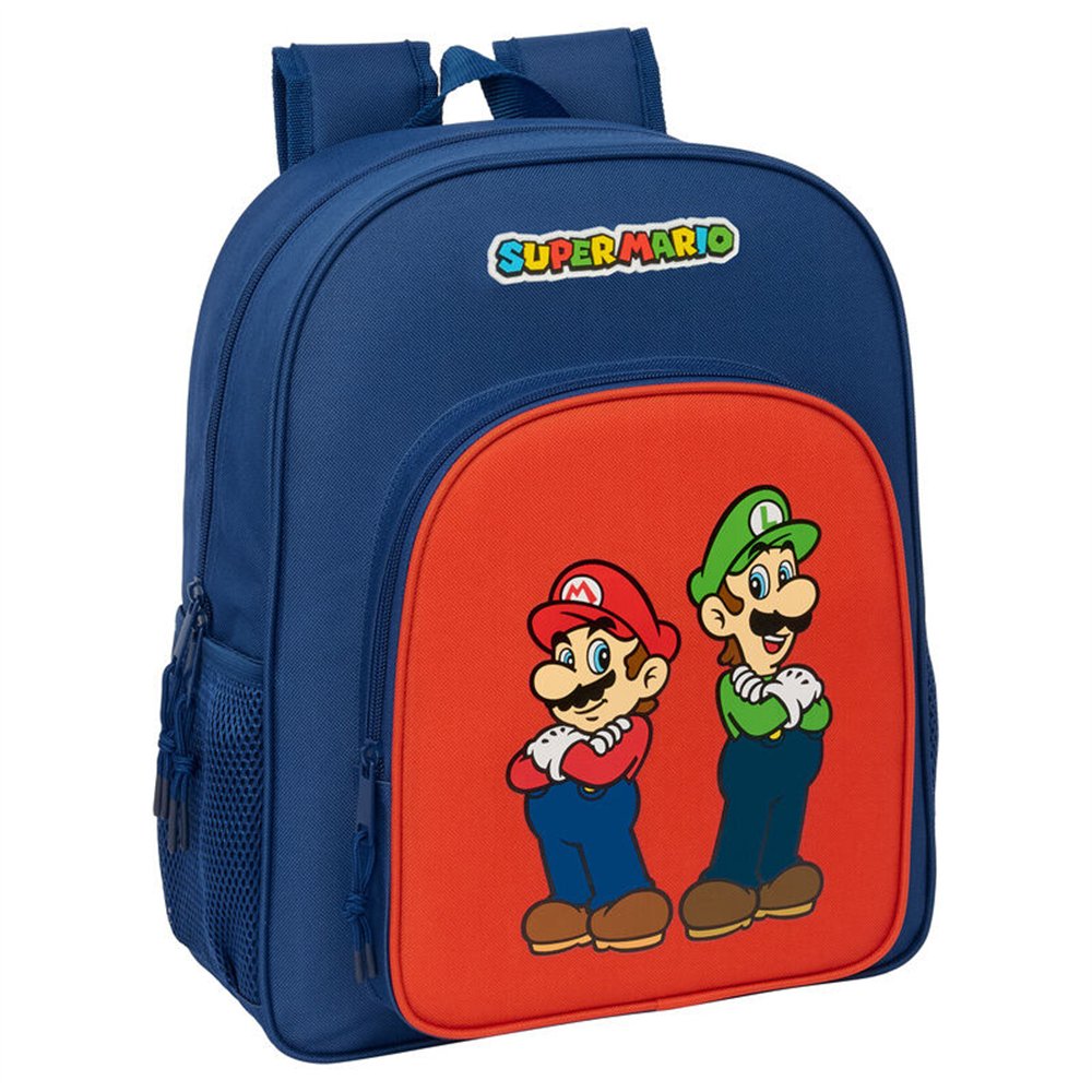mochila mamma mia super mario bros 38cm adaptable