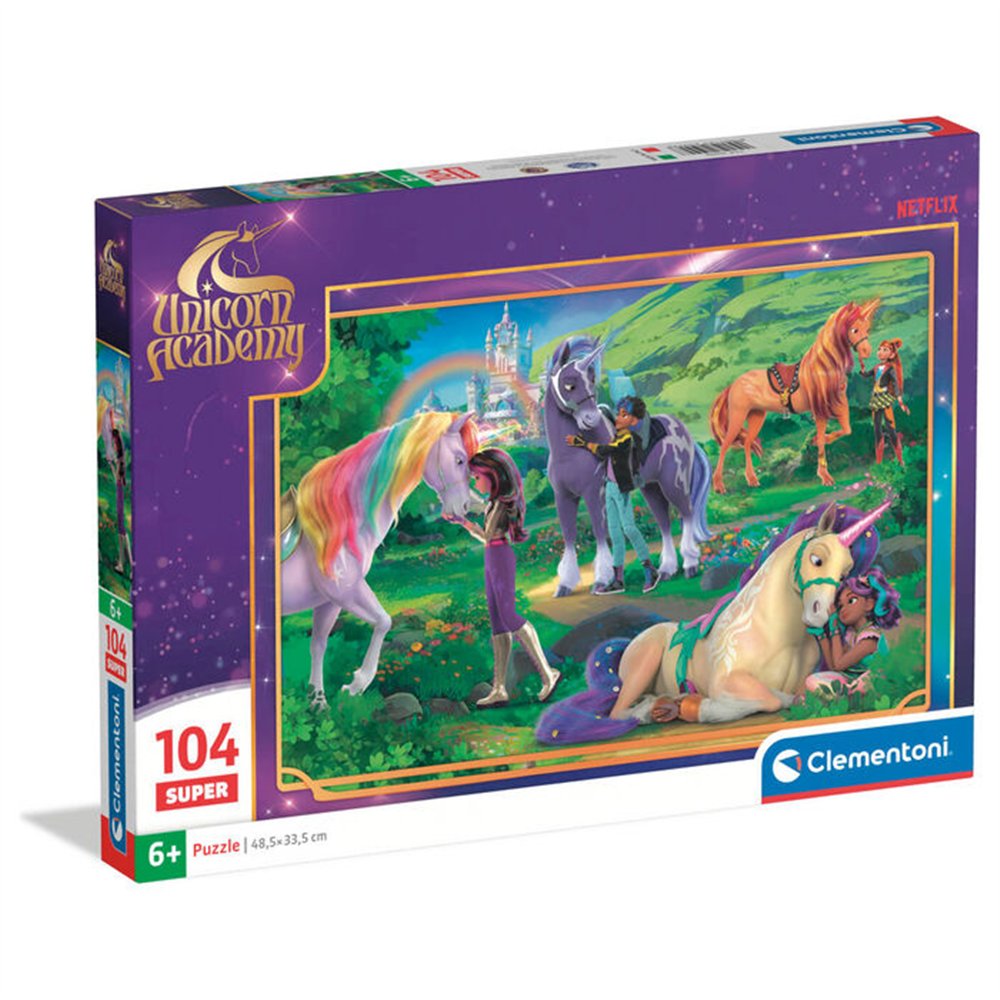 puzzle academia de unicornios 104pzs