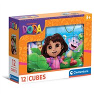 puzzle cubo dora la exploradora 12pzs