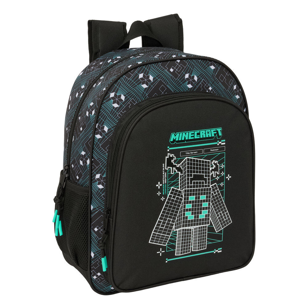 mochila screen minecraft 38cm adaptable