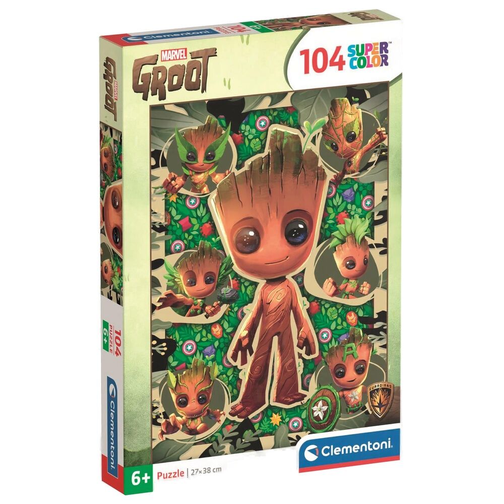 puzzle i am groot marvel 104pzs