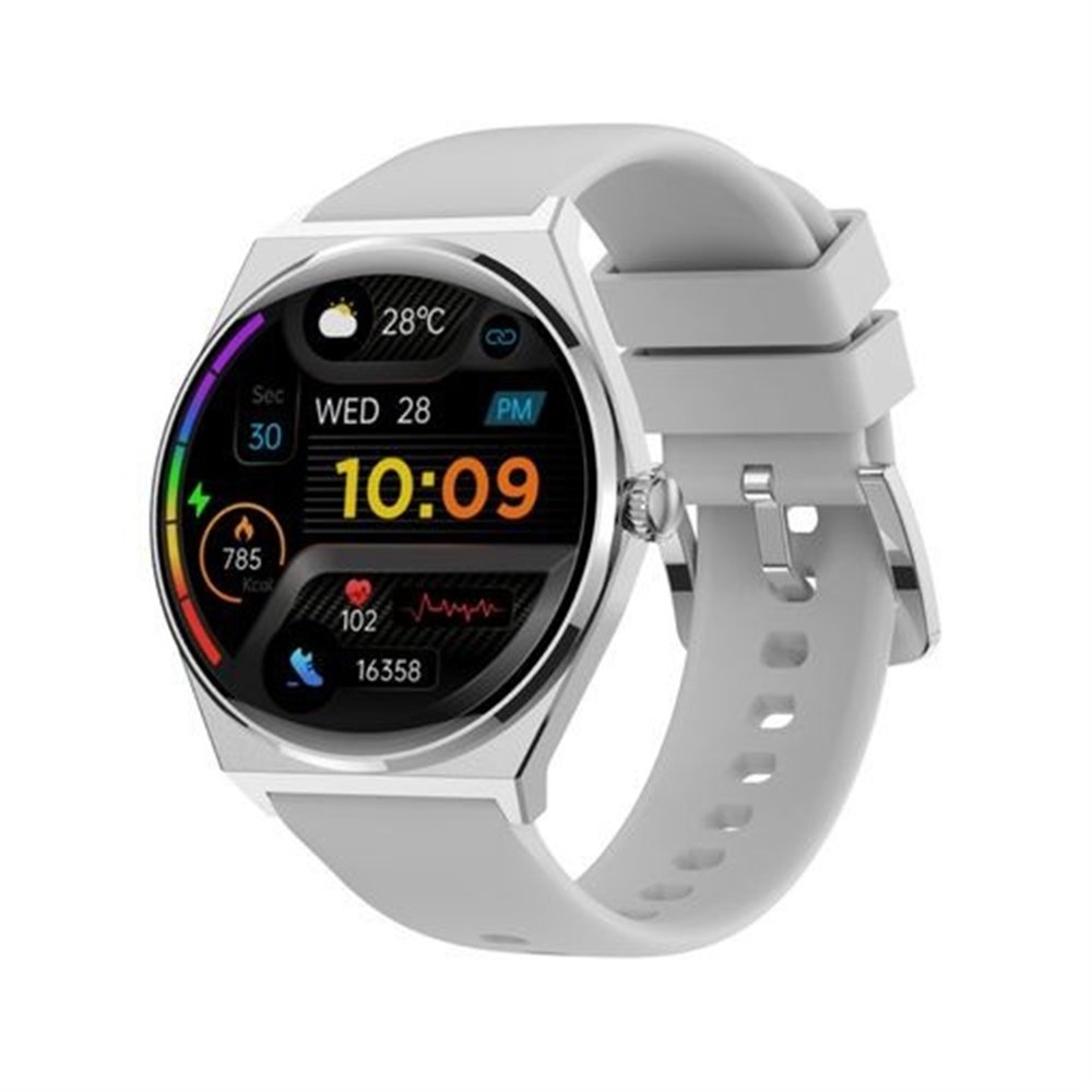 smartwatch reloj maxcom ecowatch ew05 silver