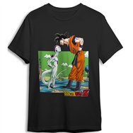 camiseta goku vs frieza dragon ball z adulto