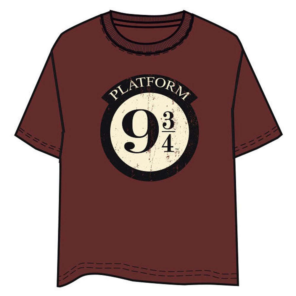 camiseta anden 9 3/4 harry potter adulto