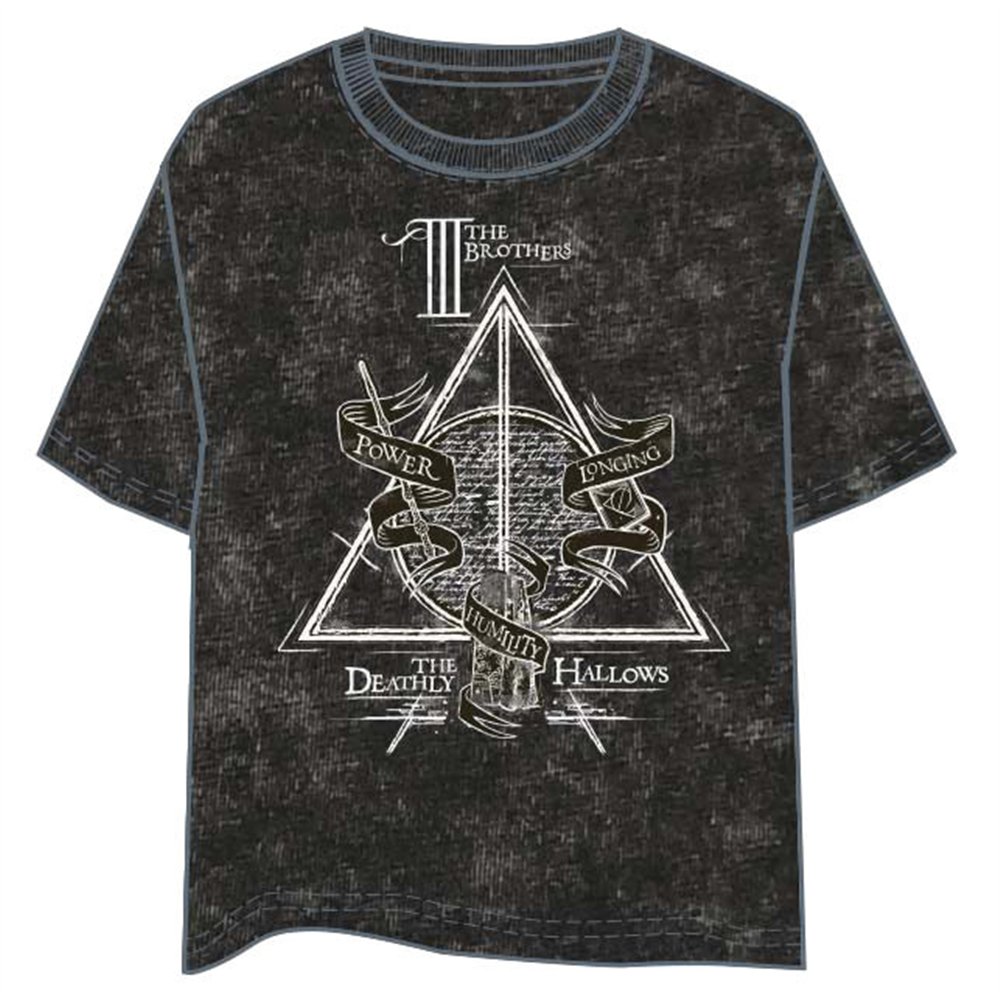 camiseta deathly hallows harry potter adulto