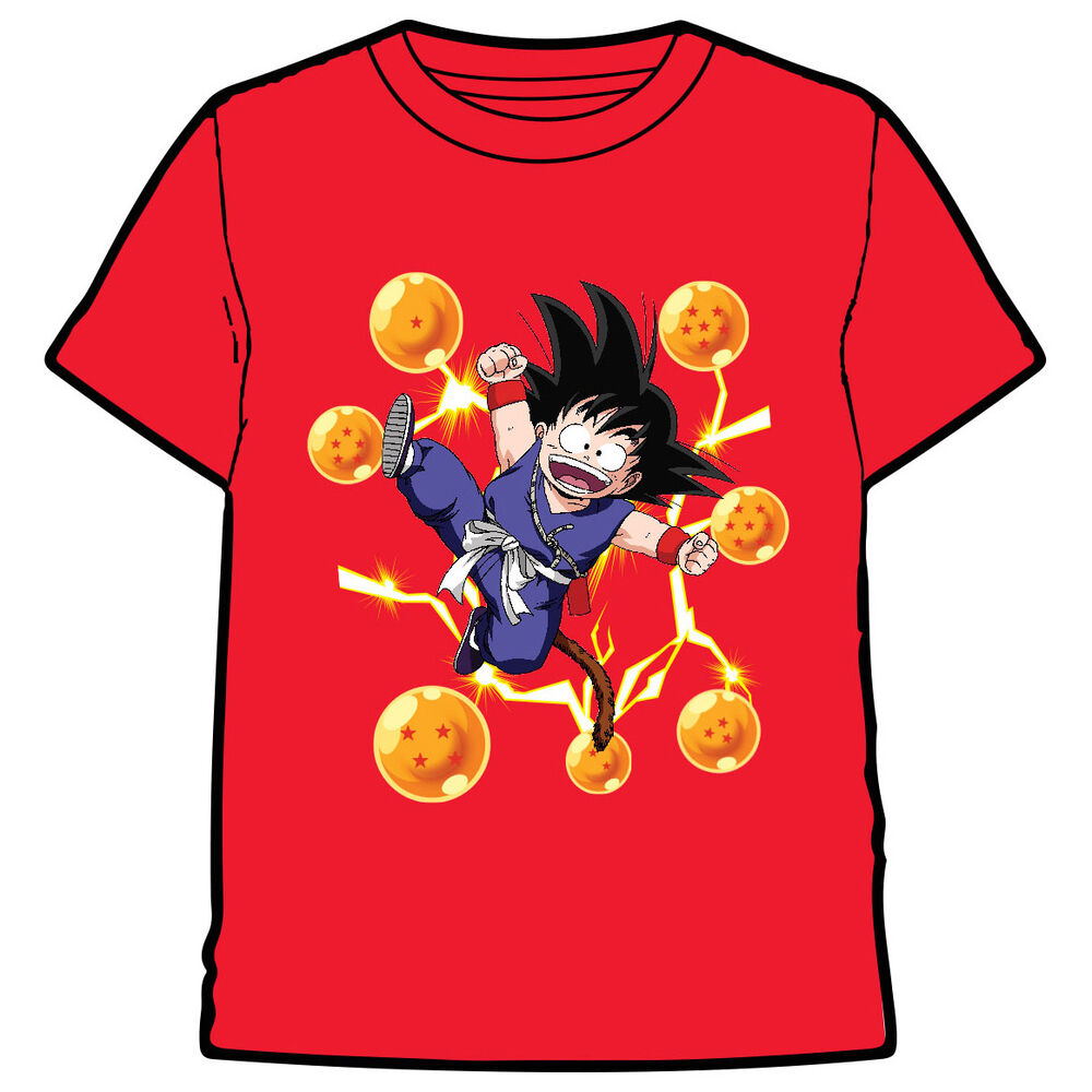 camiseta goku balls dragon ball adulto