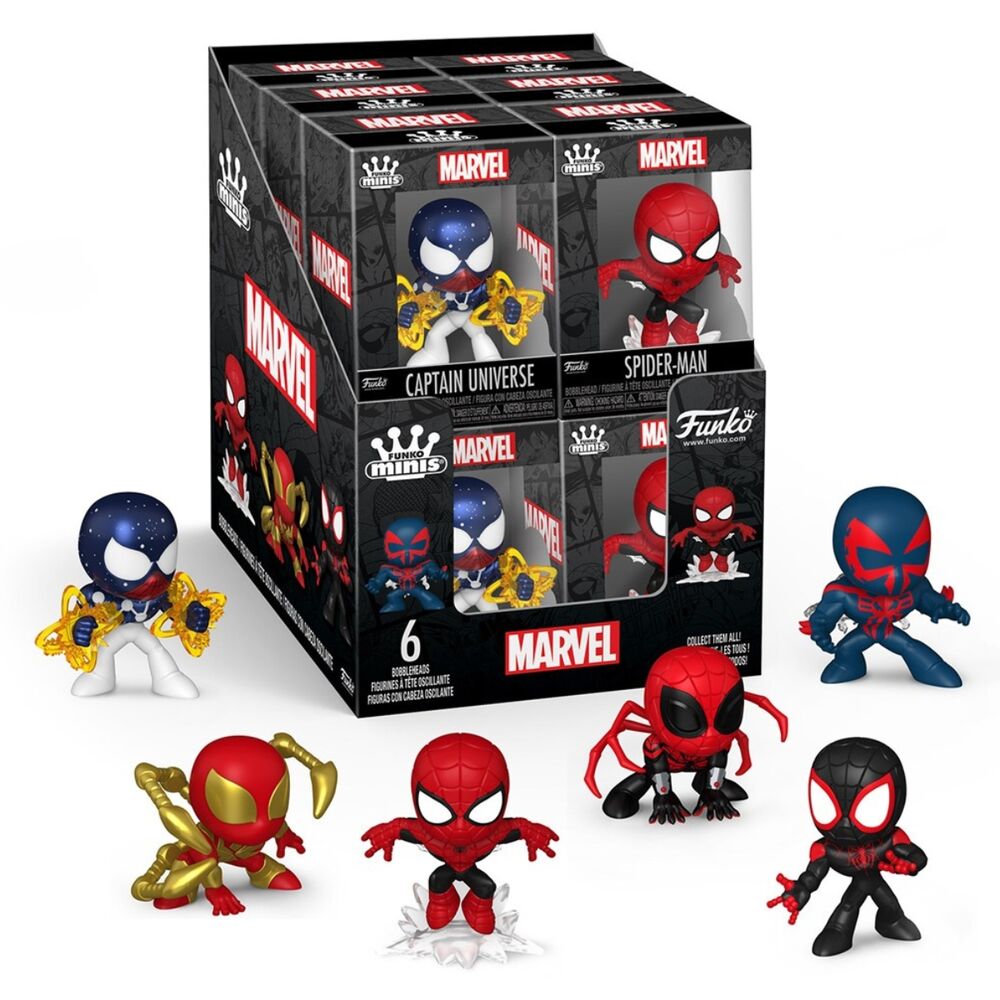 figura mini vinyl spiderman marvel comics surtido