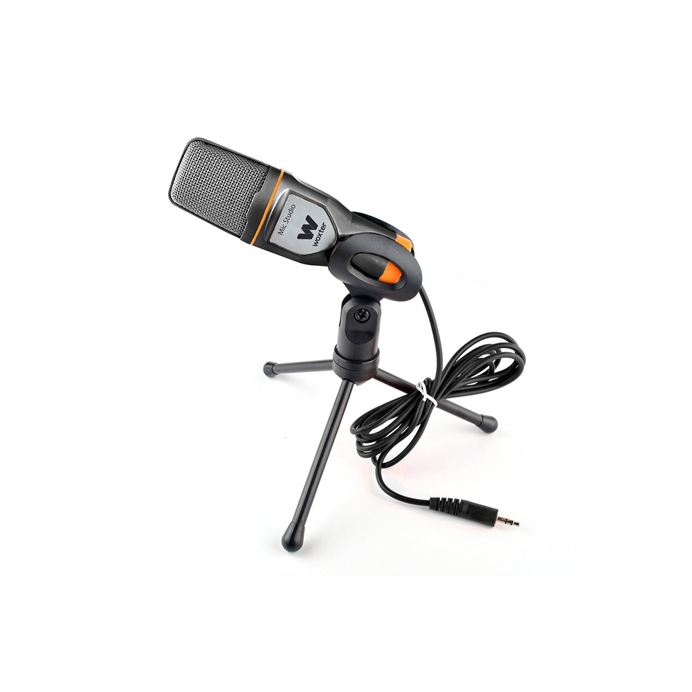 woxter mic studio microfono black we26-019