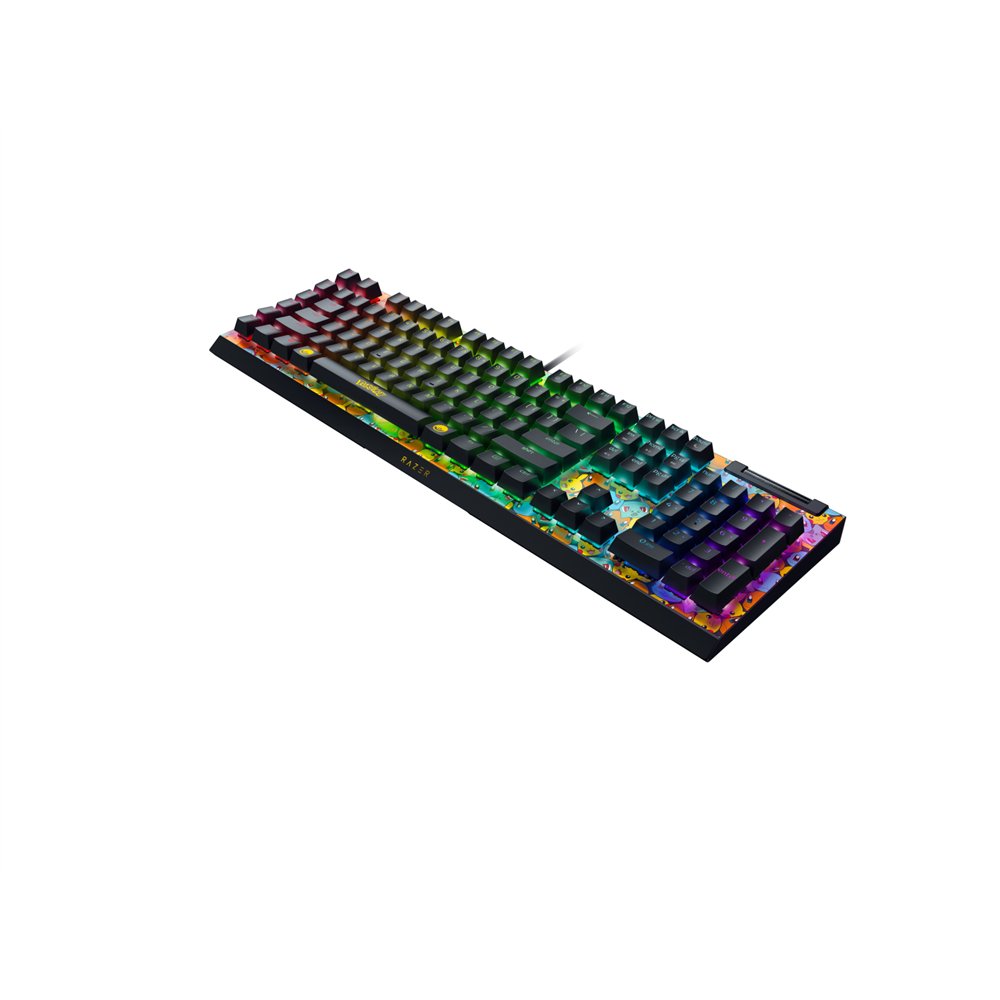 razer blackwidow v4 x teclado juego usb qwerty inglés negro