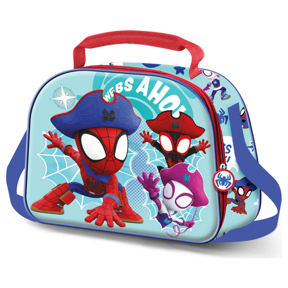 bolsa portameriendas 3d pirates spidey marvel