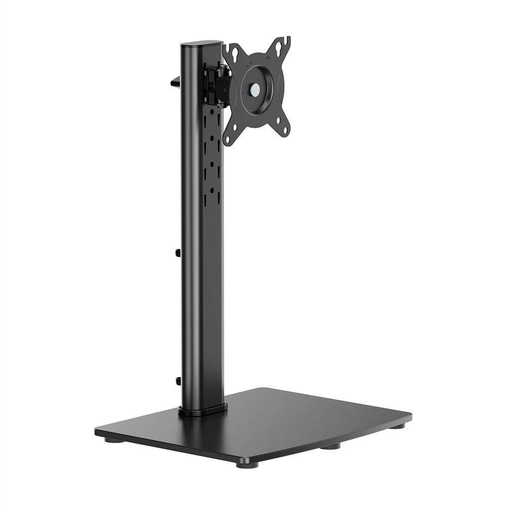aisens soporte de mesa con peana eco giratorio e inclinable para monitor/tv 12kg de 17-34, negro