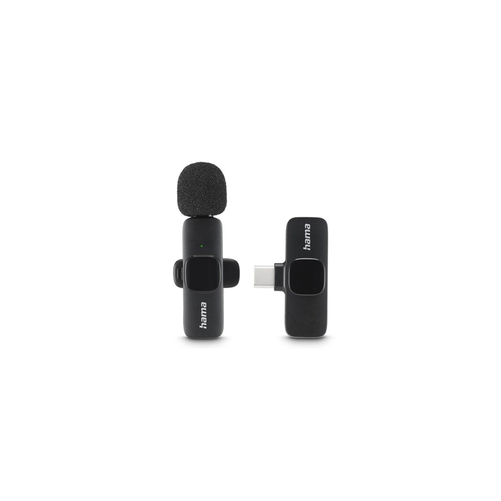 hama smart wireless negro micrófono de corbata/solapa