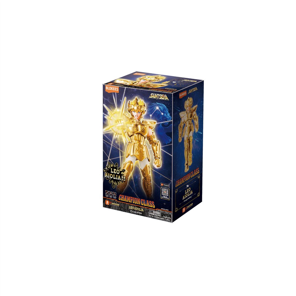 blokees figura champion class saint seiya: leo aiolia
