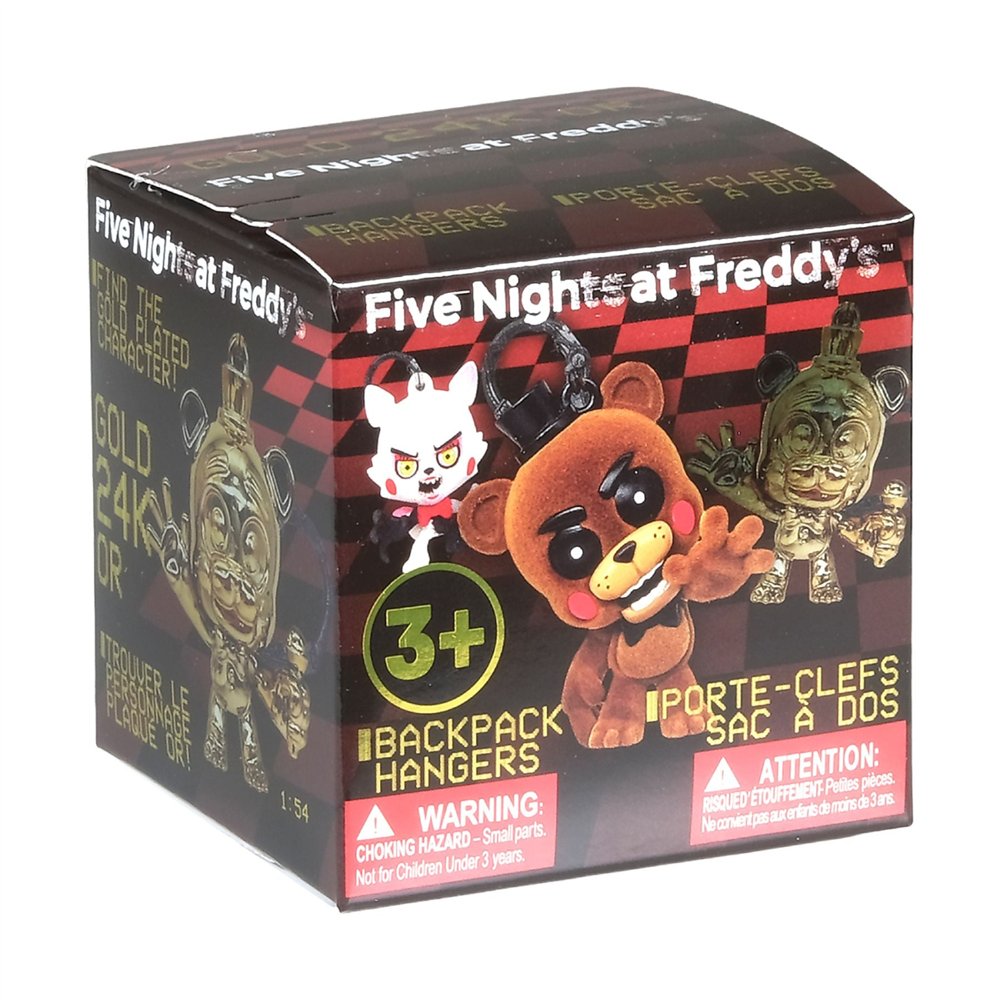 llavero - magicbox five nights at feddy's backpack hangers s2, colgadores de mochila, 5.5 cm de alto, caja con figura sorpresa