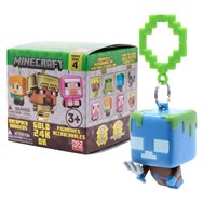 llavero - magicbox minecraft™ backpack hanger s4, caja sorpresa