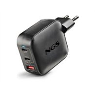 cargador ngs 2xusb-c 1xusb-a 100w negro (bud100wtiny)