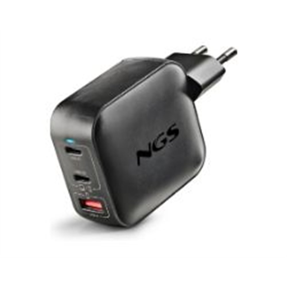 cargador ngs 2xusb-c 1xusb-a 100w negro (bud100wtiny)
