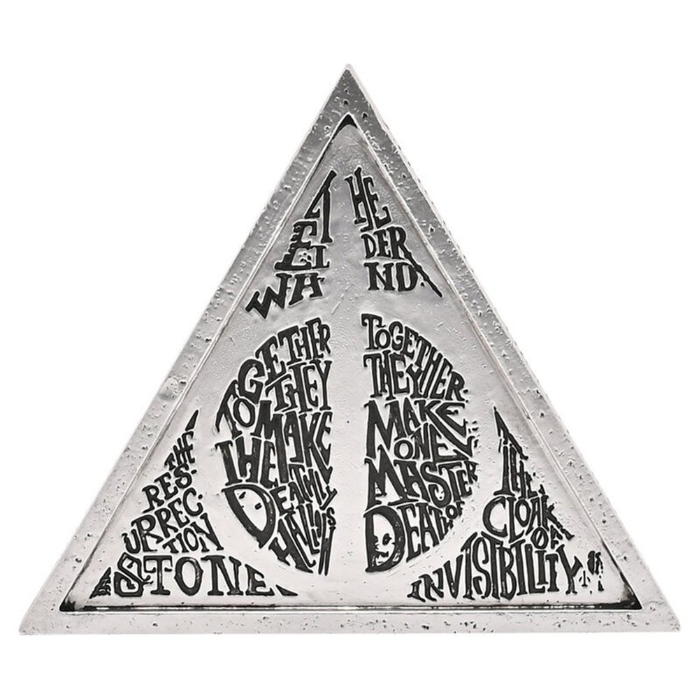 placa reliquias de la muerte harry potter