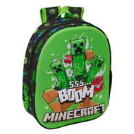 mochila 3d minecraft 33cm