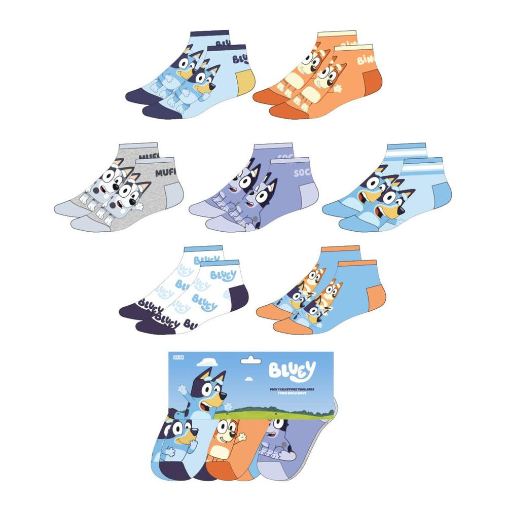 set calcetines bluey