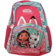 mochila la casa de muñecas de gabby 32cm
